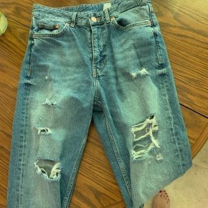 H&M boyfriend jeans!!